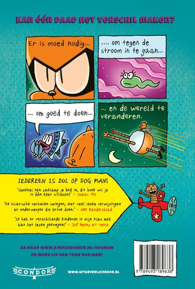 Basic Book Dog Man Part 8 Dog Man les voit nager
