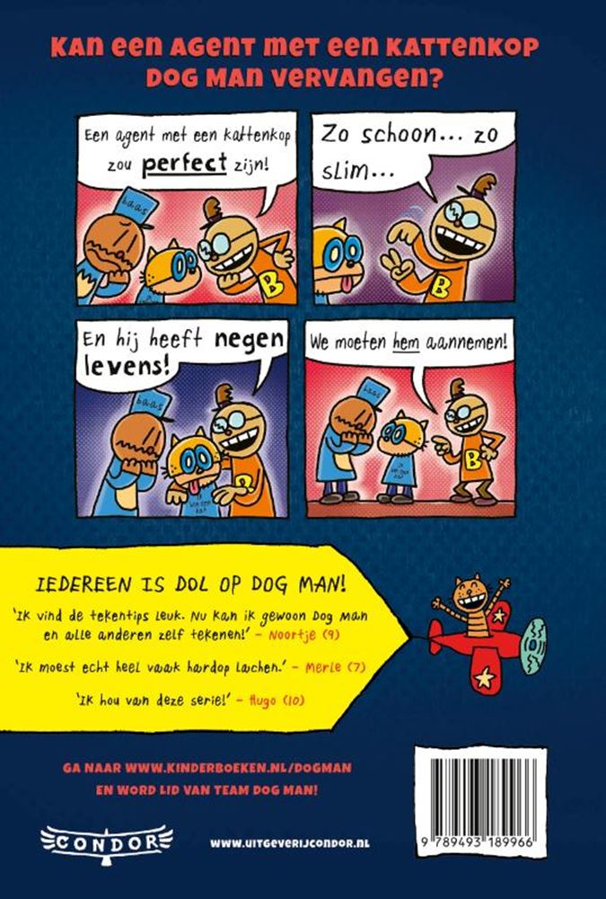 Dog Man Part 9 Crime and Bark - Livre pour enfants