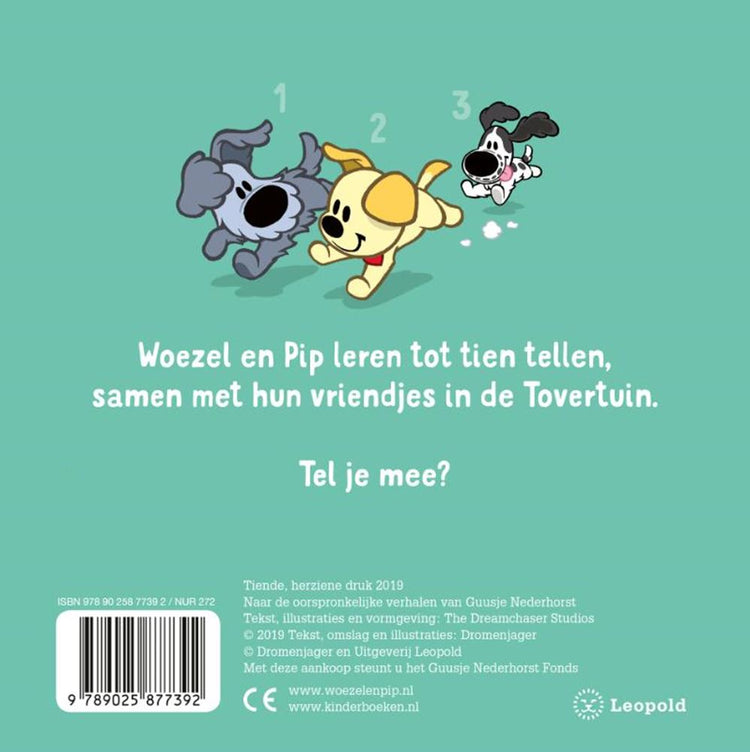 Livre Woezel et Pip comptant ensemble livre cartonné | 2 pièces