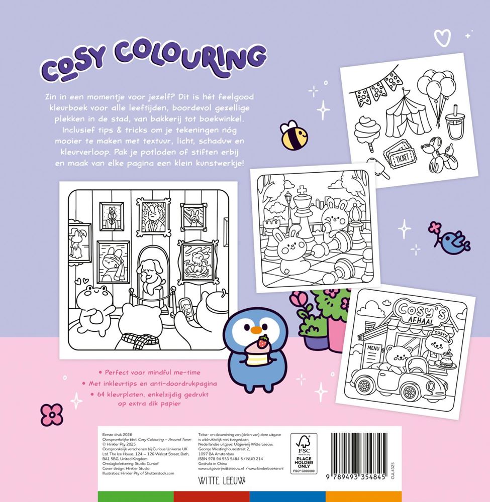 Livre de coloriage confortable -