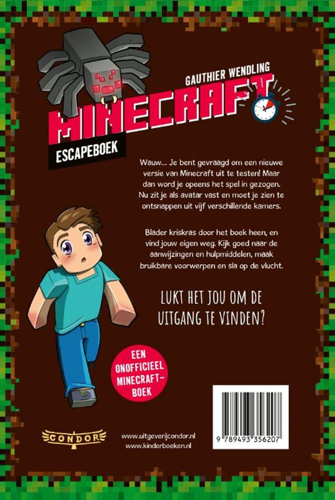 Livre d'évasion Minecraft 9+