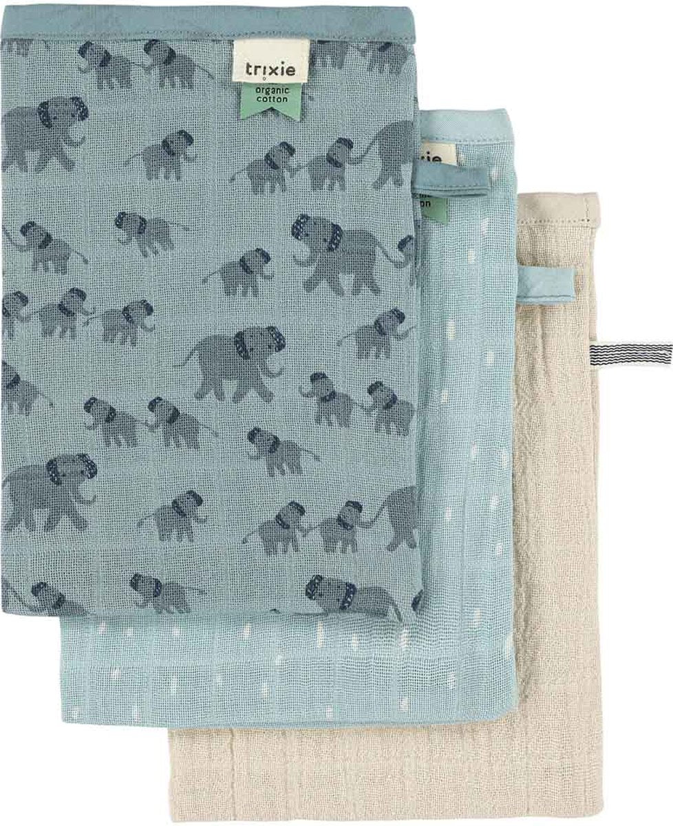 Trixie tetra débarbouillettes mix 3-pack - éléphant enchanteur