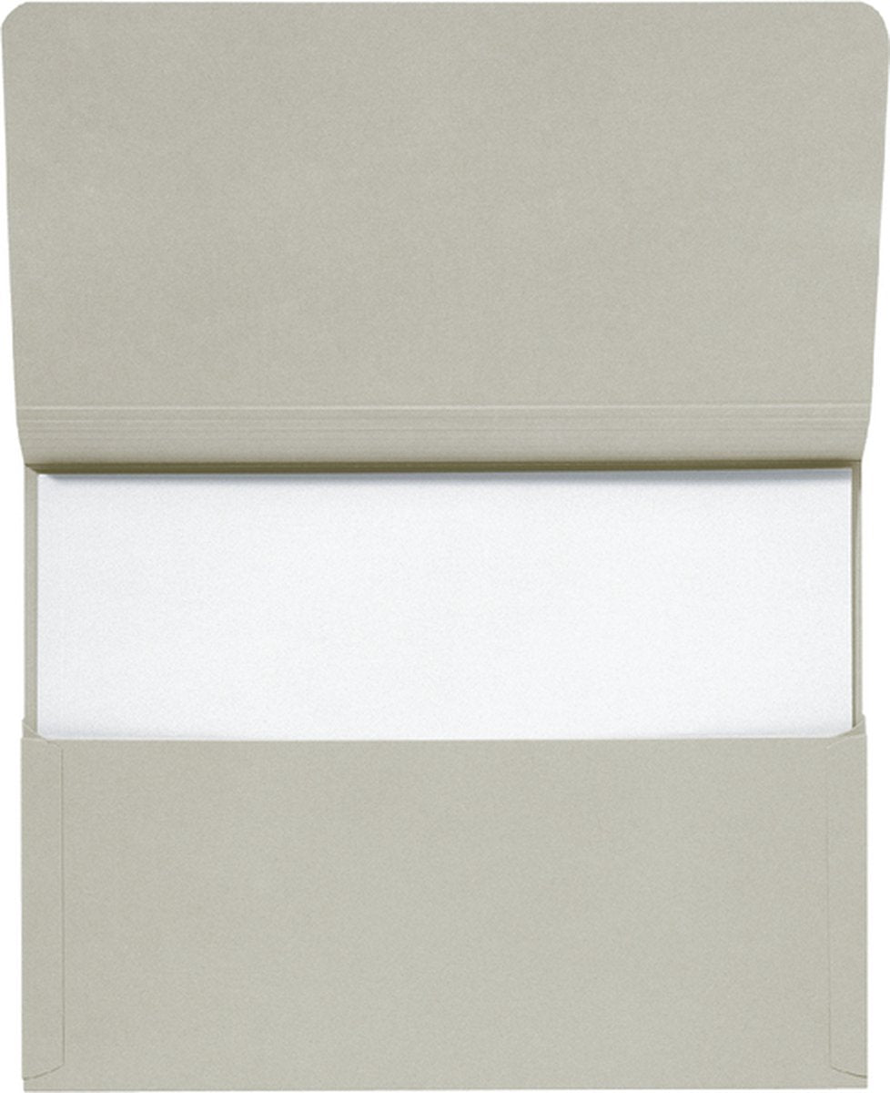 Dossier de poche Jalema sans acide secolor 1-300 feuilles, gris, folio (paquet de 10 pièces)