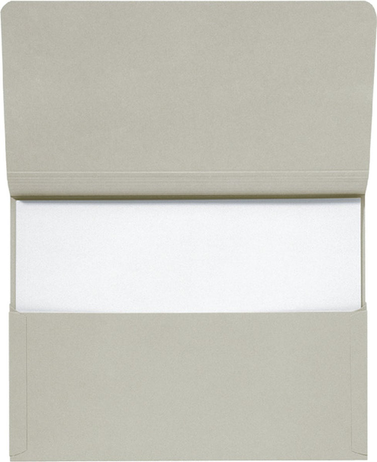 Dossier de poche Jalema sans acide secolor 1-300 feuilles, gris, folio (paquet de 10 pièces)