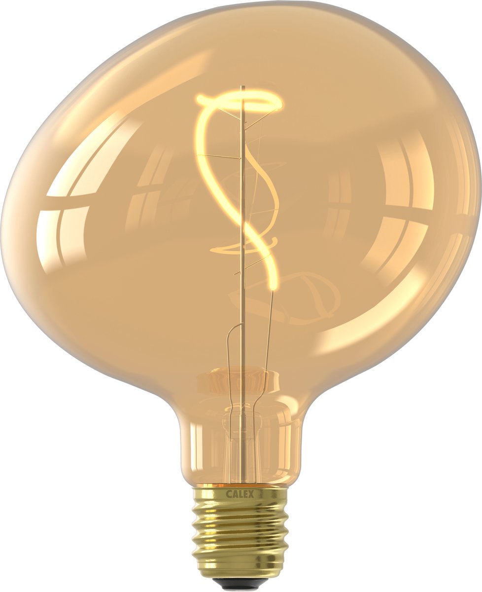 Lampe LED Calex galet - e27 - filament - or - lumière blanc chaud - dimmable