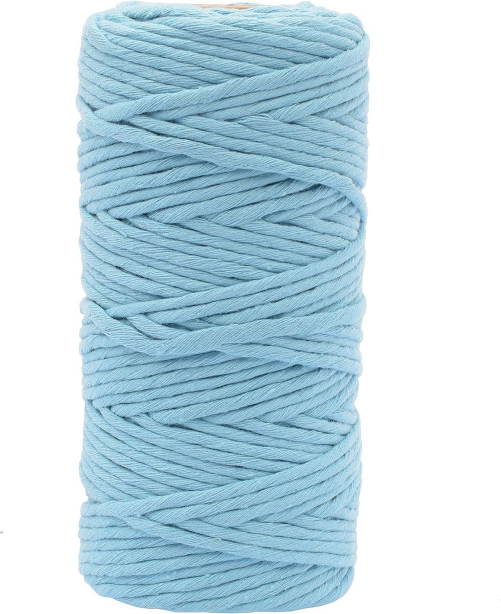 Vaessen creative • corde macramé 3mmx100m aqua