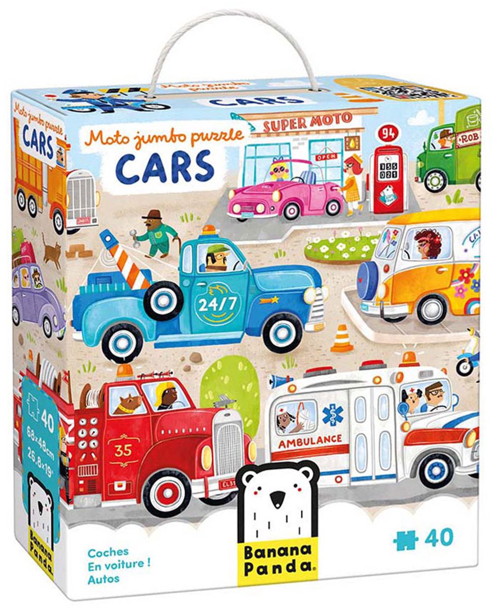 Banana Panda - Moto Jumbo Puzzle Cars - 40th.