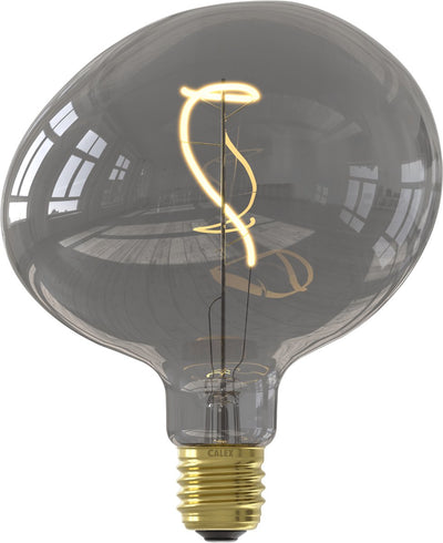 Lampe LED Calex galet - e27 - filament - titane - lumière blanc chaud - dimmable