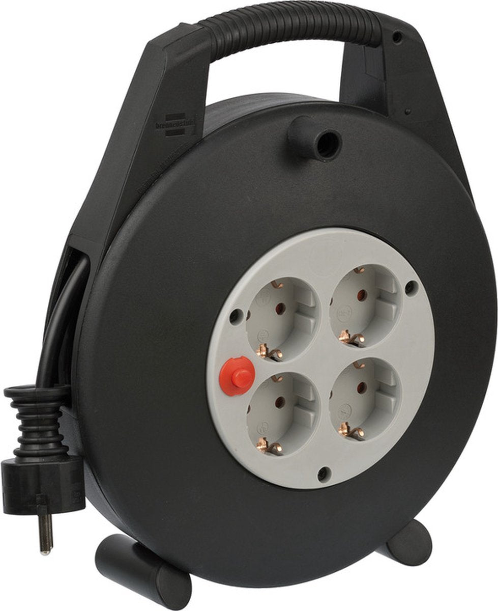 Brennenstuhl Vario Line Câble Reel 10 mètres, 4x mis à la terre