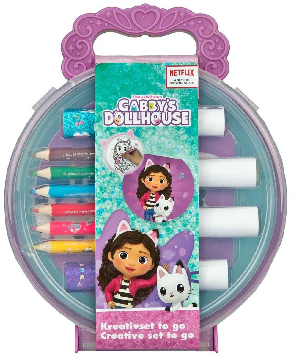 Undercover Gabby's Dollhouse Creative Color Set dans la mallette