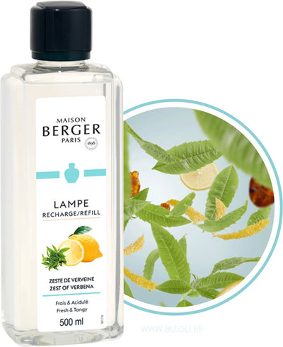 Recharge Lampe Berger - fraicheur - zeste de verveine