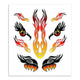Ensemble d’autocollants yeux tribaux yeux autocollant tribal