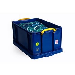 Boîte de rangement boîte vraiment utile 71x44x31cm 64l bleu