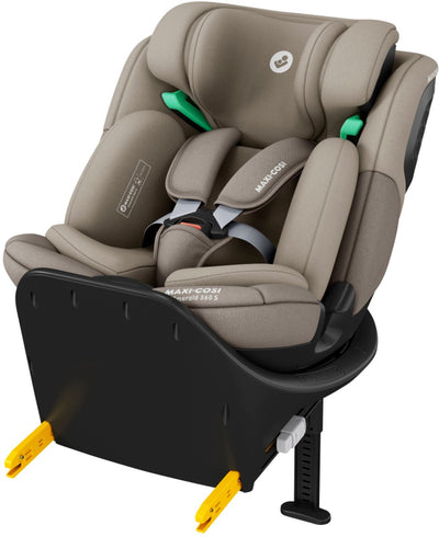 Maxi-cosi émeraude 360 s i-size - siège auto - truffe ton sur ton - de la naissance à 12 ans