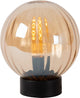 Lucide monsaraz - lampe de table - ø 25 cm - 1xe27 - ambre