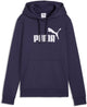 Puma ess non. Pull femme 1 logo hoodie fl(s) - prune foncé