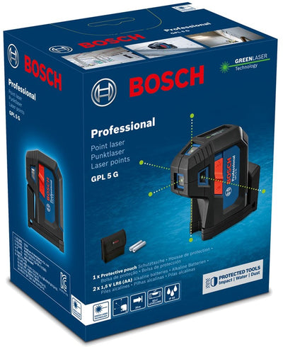 Bosch professionnel gpl 5 g point laser 30m dans sac de protection - 0601066p00
