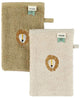 Débarbouillettes Trixie aura lion – 2 pièces – coton biologique – convient aux bébés