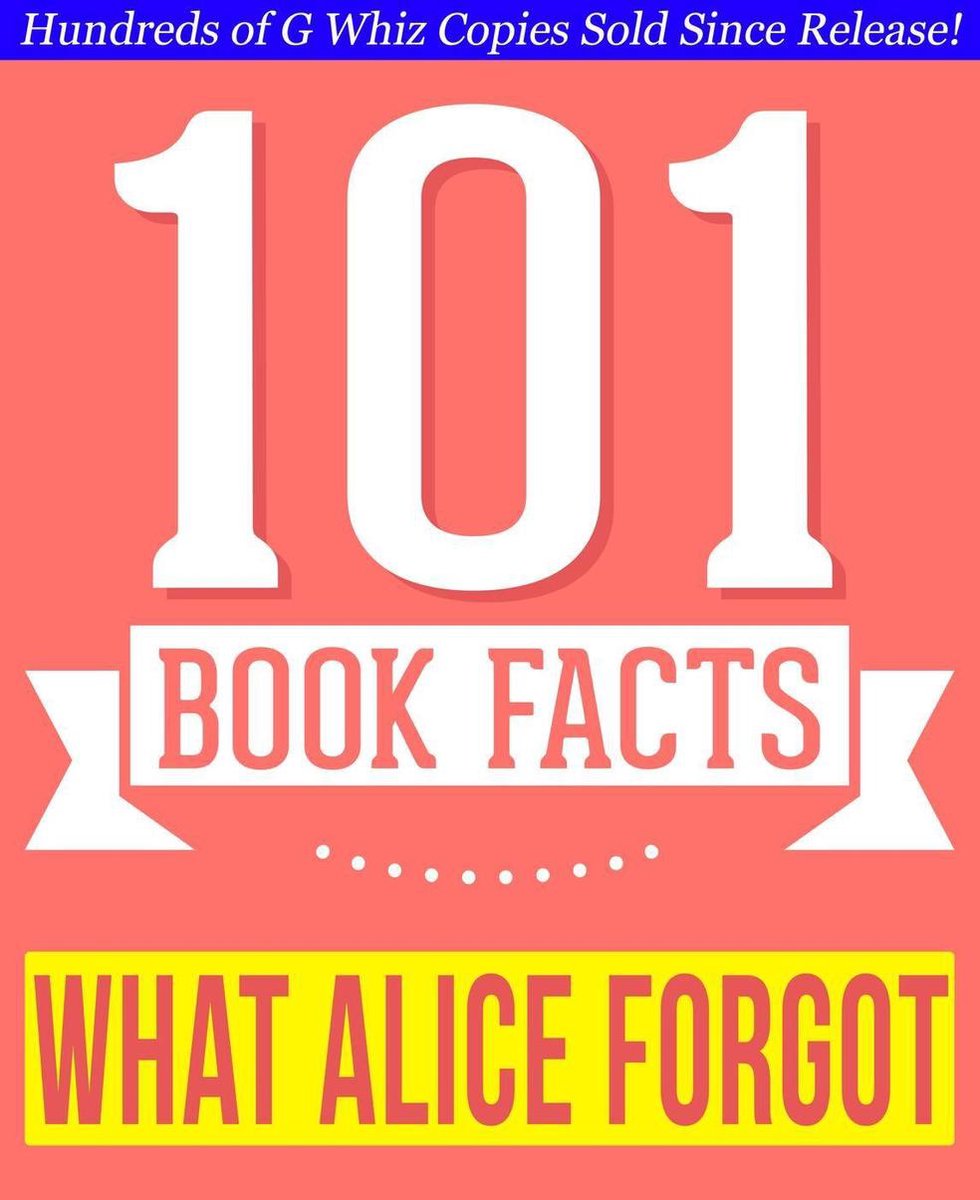 101bookfacts.com - ce qu'Alice a oublié - 101 faits incroyablement vrais que vous ne connaissiez pas