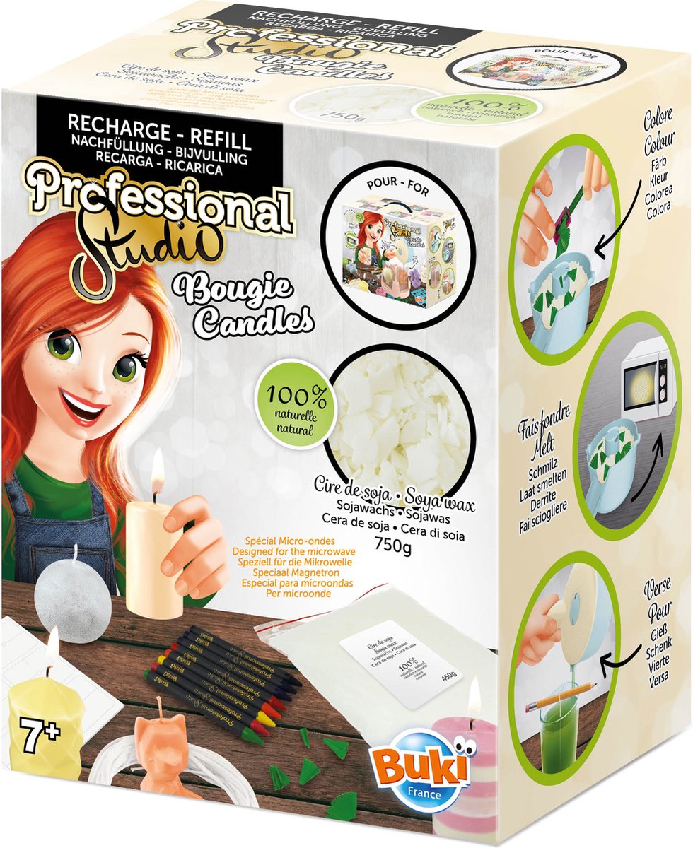 Buki france buki - bougies studio professionnelles - remplissage