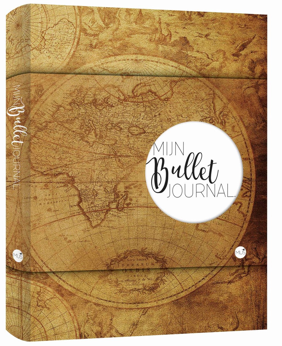 Bullet journal ma carte du monde à points 240 pages