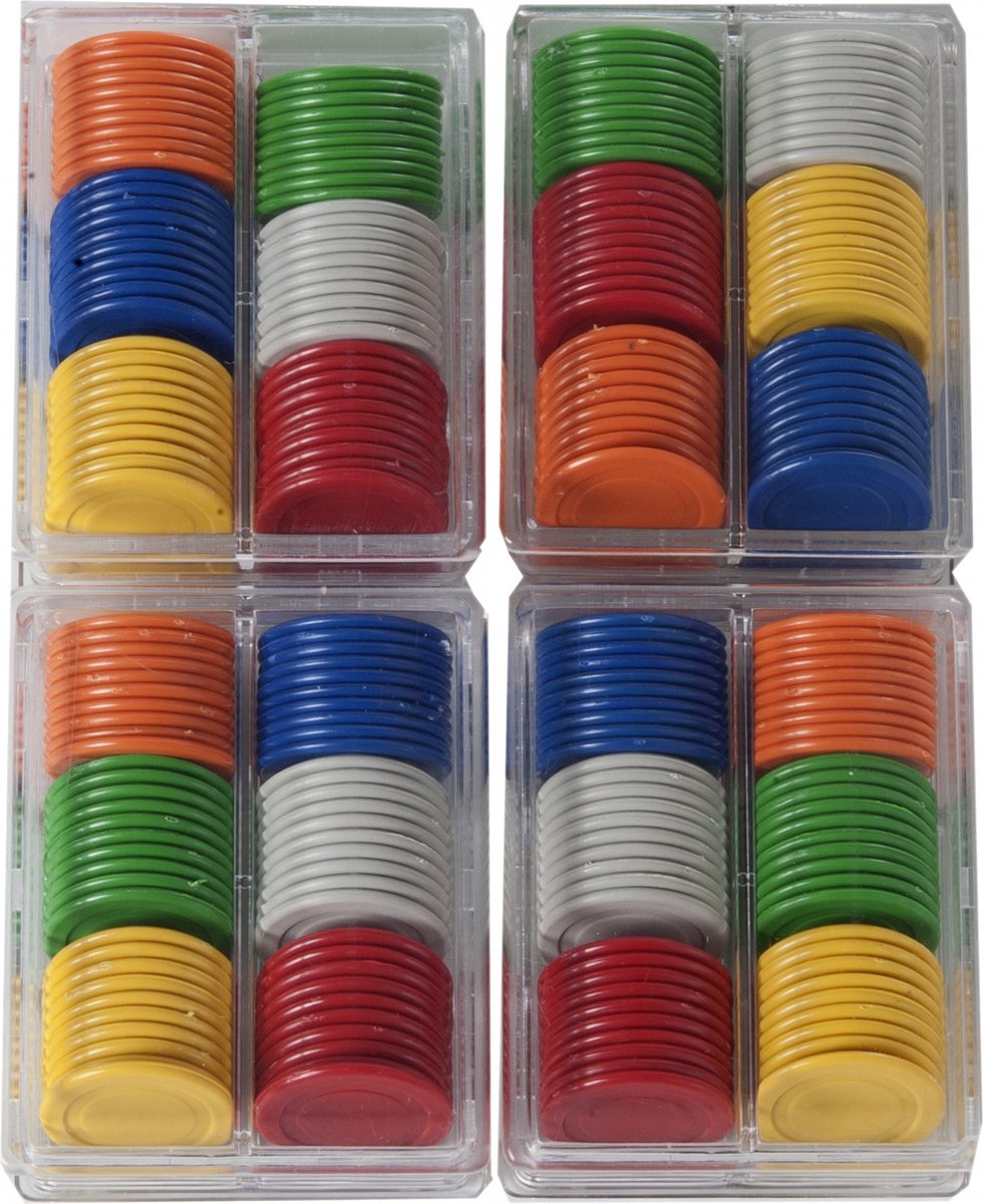 Chips 25mm 240 pièces de différentes couleurs