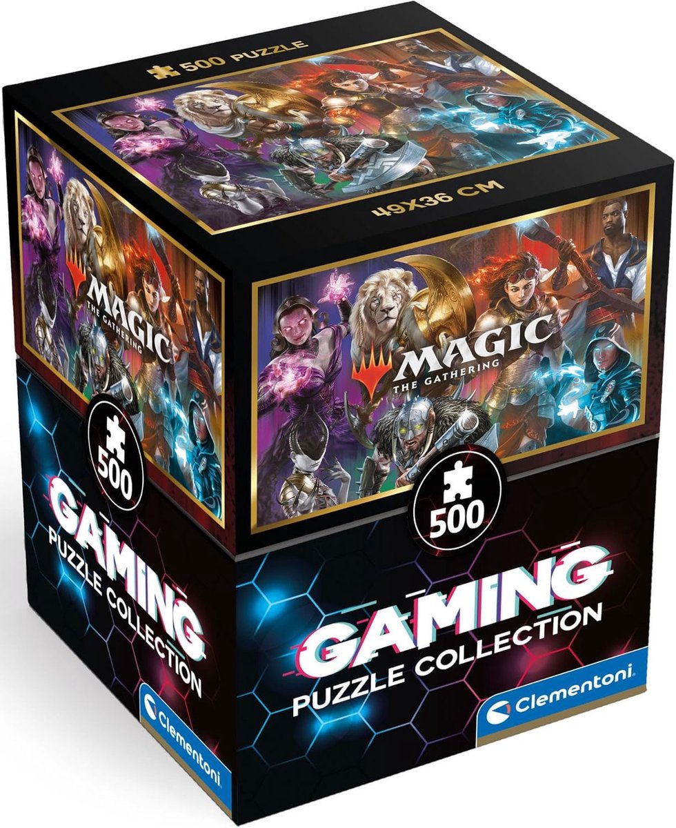 Clementoni - puzzle - 500 pièces - magie : le rassemblement - cube - puzzle pour adultes