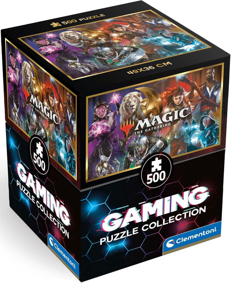 Clementoni - puzzle - 500 pièces - magie : le rassemblement - cube - puzzle pour adultes