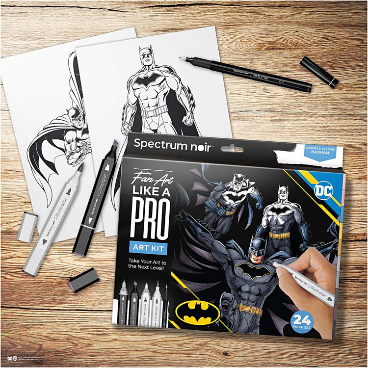 Creativ Company Hobbyset illustration, Batman: Heroes and Schurken, différentes couleurs, 1 boîte