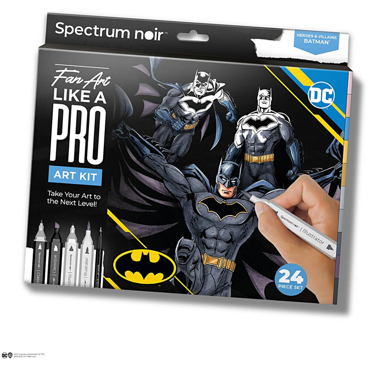 Creativ Company Hobbyset illustration, Batman: Heroes and Schurken, différentes couleurs, 1 boîte