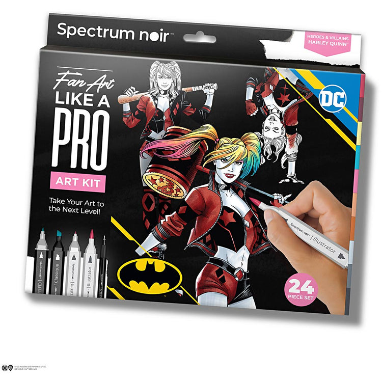 Creativ Company Hobbyset illustration, Harley Quinn, différentes couleurs, 1 boîte