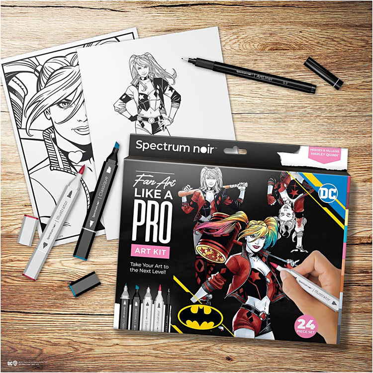 Creativ Company Hobbyset illustration, Harley Quinn, différentes couleurs, 1 boîte
