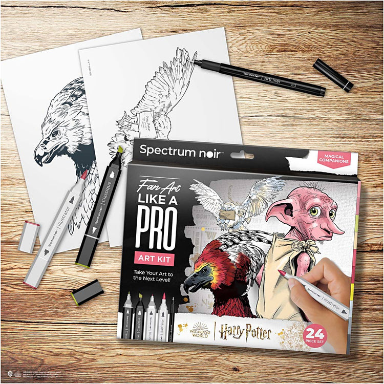 Creativ Company Hobbyset illustration, Harry Potter: Magic Companions, Diverses couleurs, 1 boîte