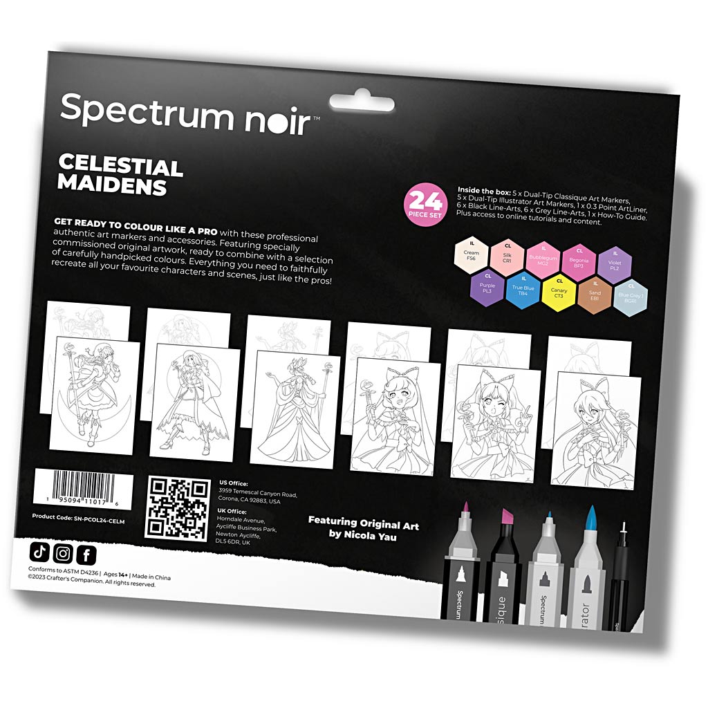 Creativ Company Hobbyset illustration, Maidesal Maidens, Diverses Couleurs, 1 boîte