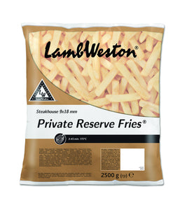 Lambweston réserve privée frites steakhouse 9 x 18 mm 2,5kg f69