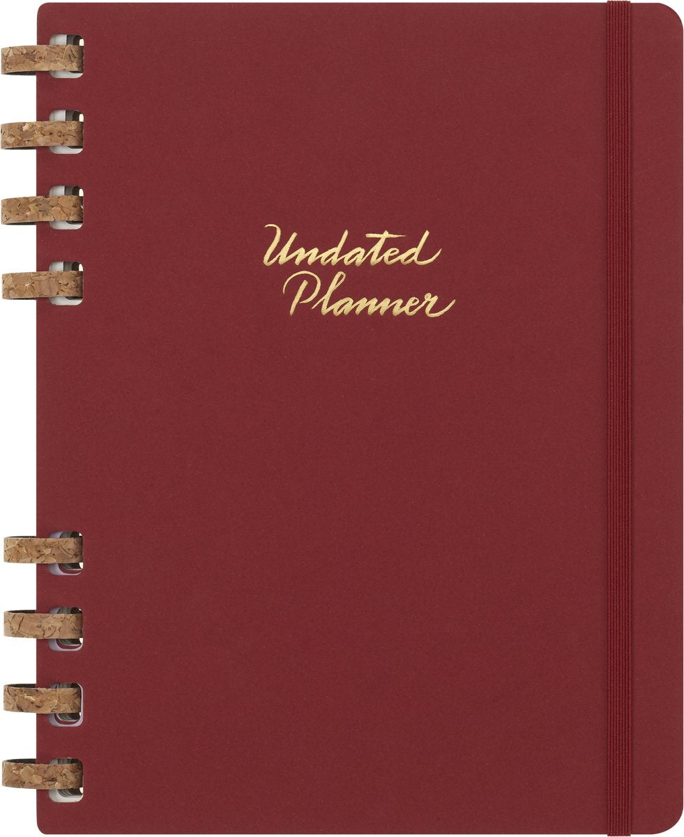 Planificateur à spirale non daté Moleskine - xl - cerise