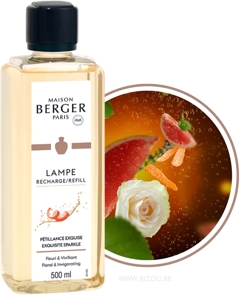 Lampe berger maison berger - pétillance exquise parfum d'ambiance 500ml - parfum festif