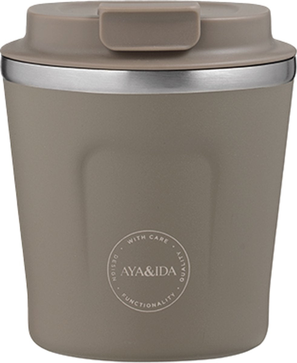 Aya ida aya ida - cup2go - tasse à café - café à emporter - tasse de voyage - à emporter avec soi - 240ml - bois flotté nouveau