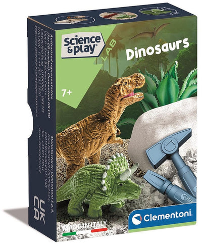 Clementoni play set - science des dinosaures - mini explorateur - 1 pièce - version scientifique