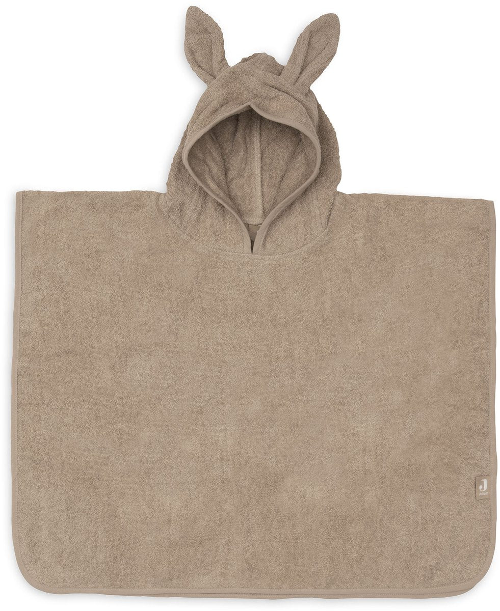 Jollein poncho de bain éponge café au lait