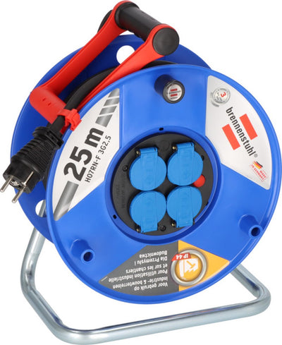 Brennerstuhl garant enrouleur de câble ip44 pour construction industrielle 25m h07rn-f 3g2.5 *fr*