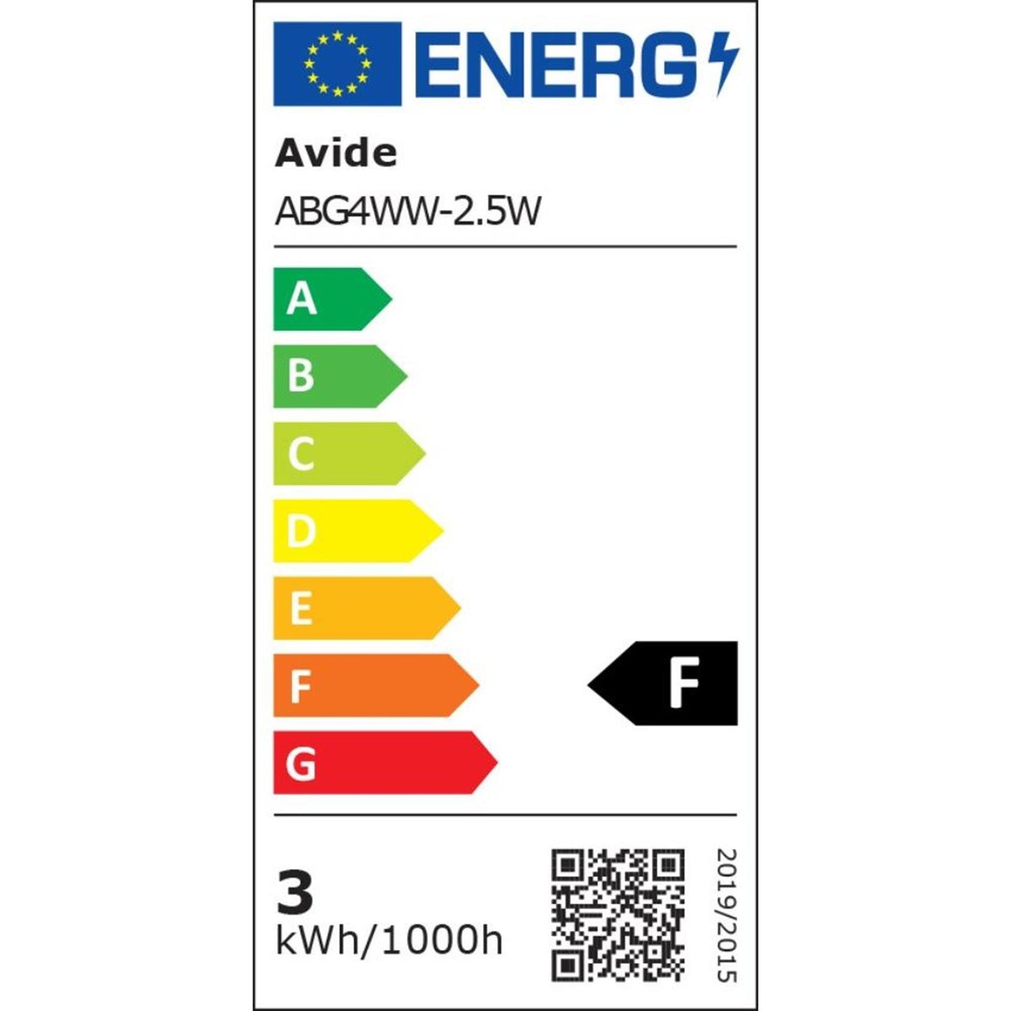 Avide LED G4 2,5W WW 3000K (200 Lumens)