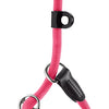 Laisse pour chien de chasse rose fluo