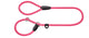 Laisse pour chien de chasse rose fluo