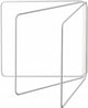 Porte-torchon pliable Yamazaki - tour - blanc