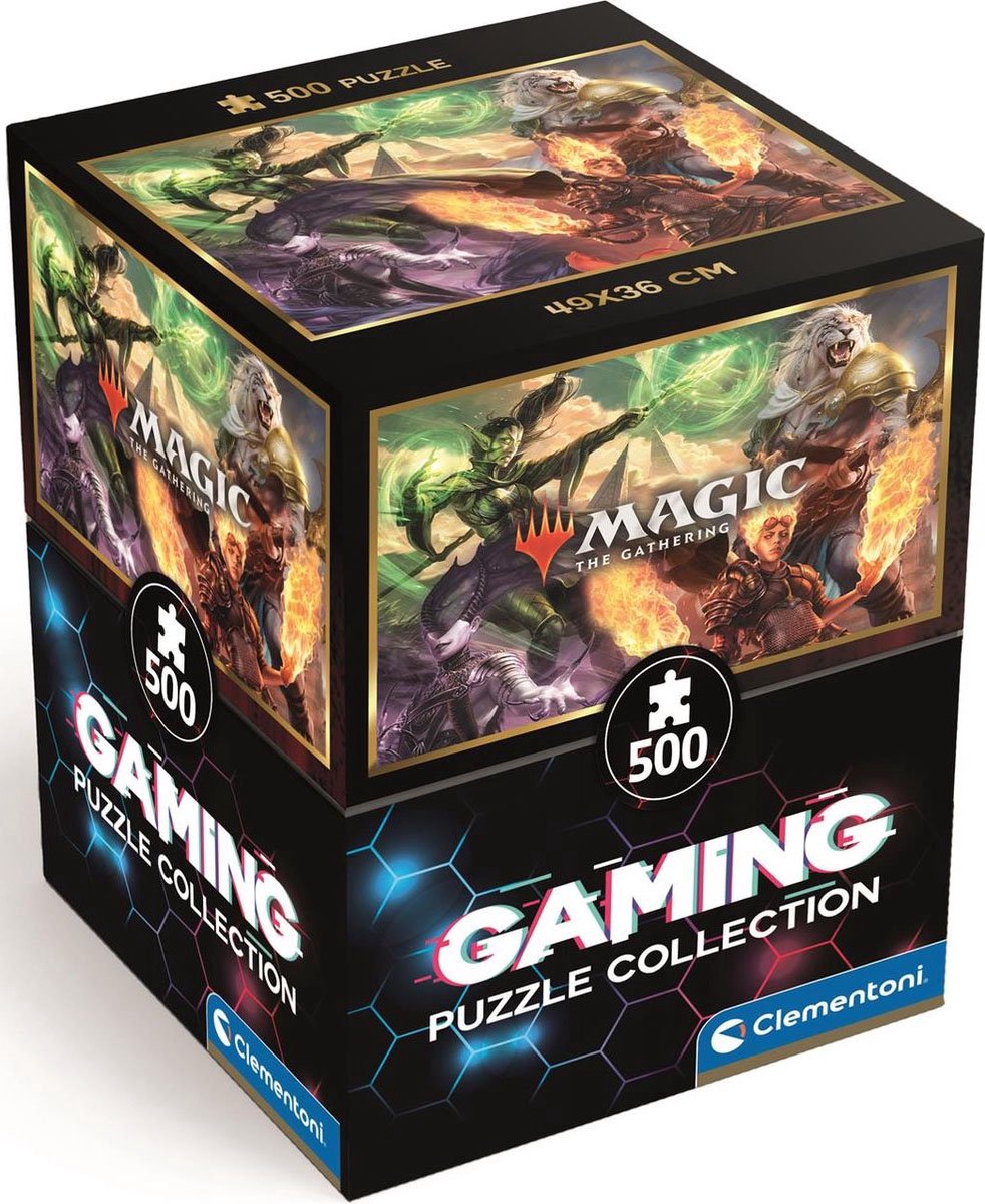 Clementoni - puzzle - 500 pièces - magie : le rassemblement - cube - puzzle pour adultes