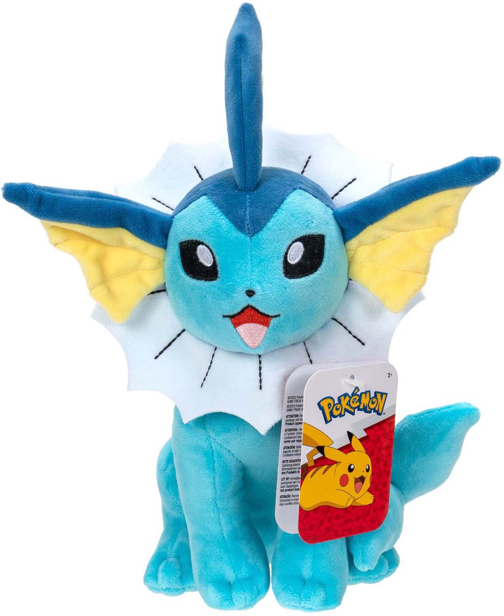 Jazwares peluche pokémon vaporeon - 20cm