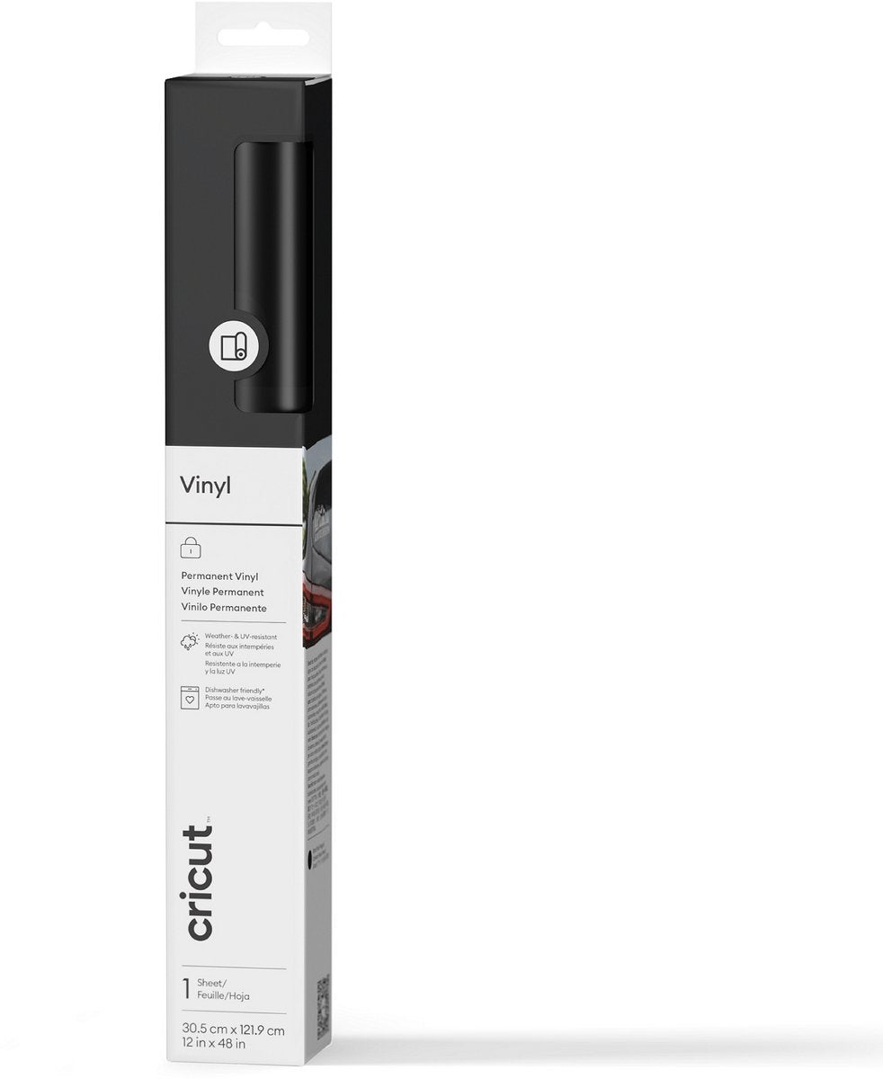 Cricut vinyle premium permanent 30x120cm – noir