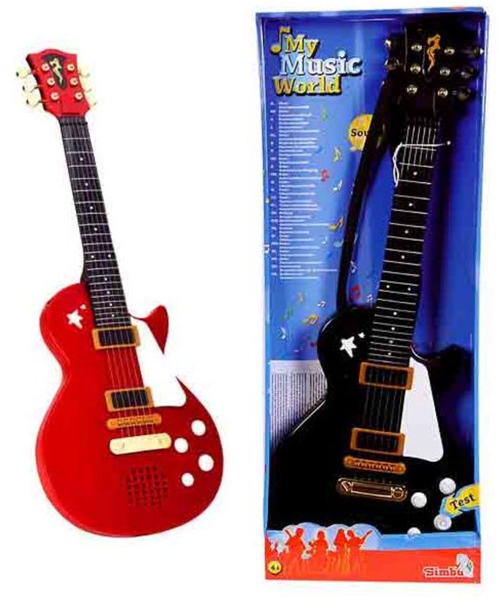 Guitare rock Simba rouge
