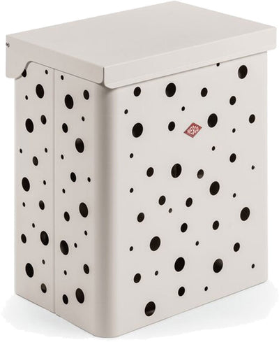 Wesco panier à linge duo 1 avec insert | 64 litres | boîte à linge duo (2x32 litres) | métal - sable mat | panier de lavage